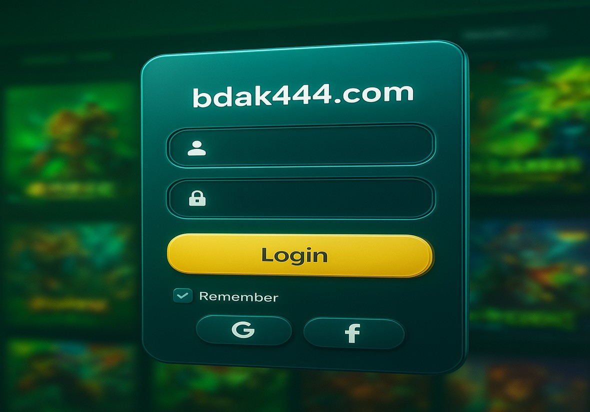 AK444 লগইন পেজ